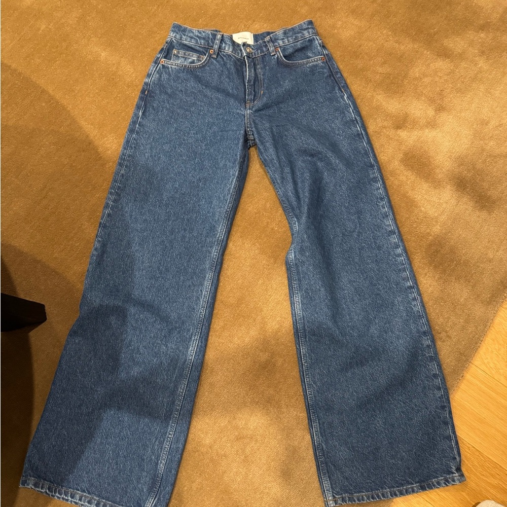 Reformation Cary Low Rise Slouchy Wide Leg Jeans